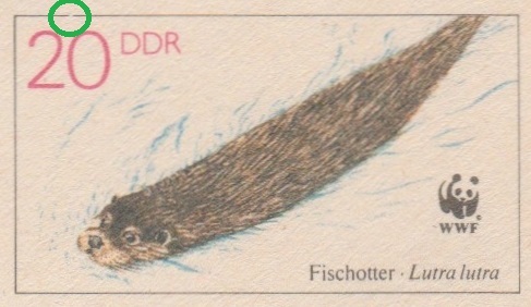 Unterbrochene Randlinie oben ungebraucht